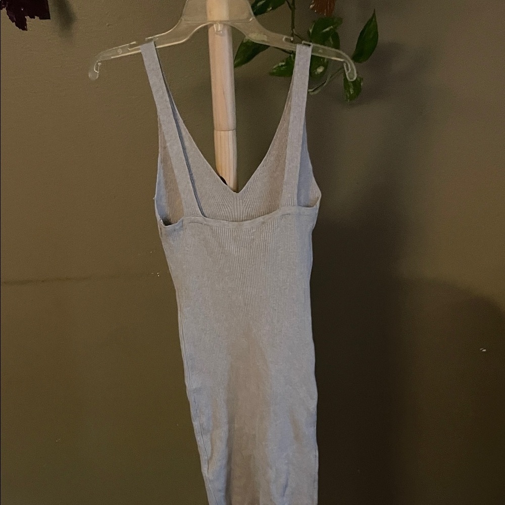Heather grey sweater dress - Picture 3 of 5